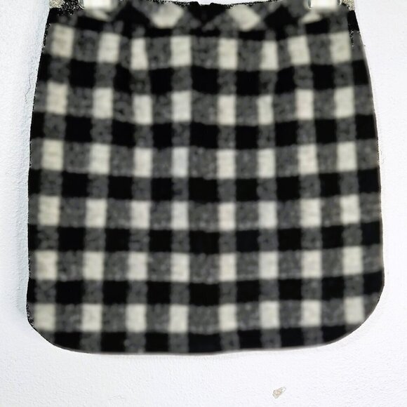 Madewell Dresses & Skirts - Madewell Black and White Check Minimalist Mini Skirt Size Small Waist 28.5